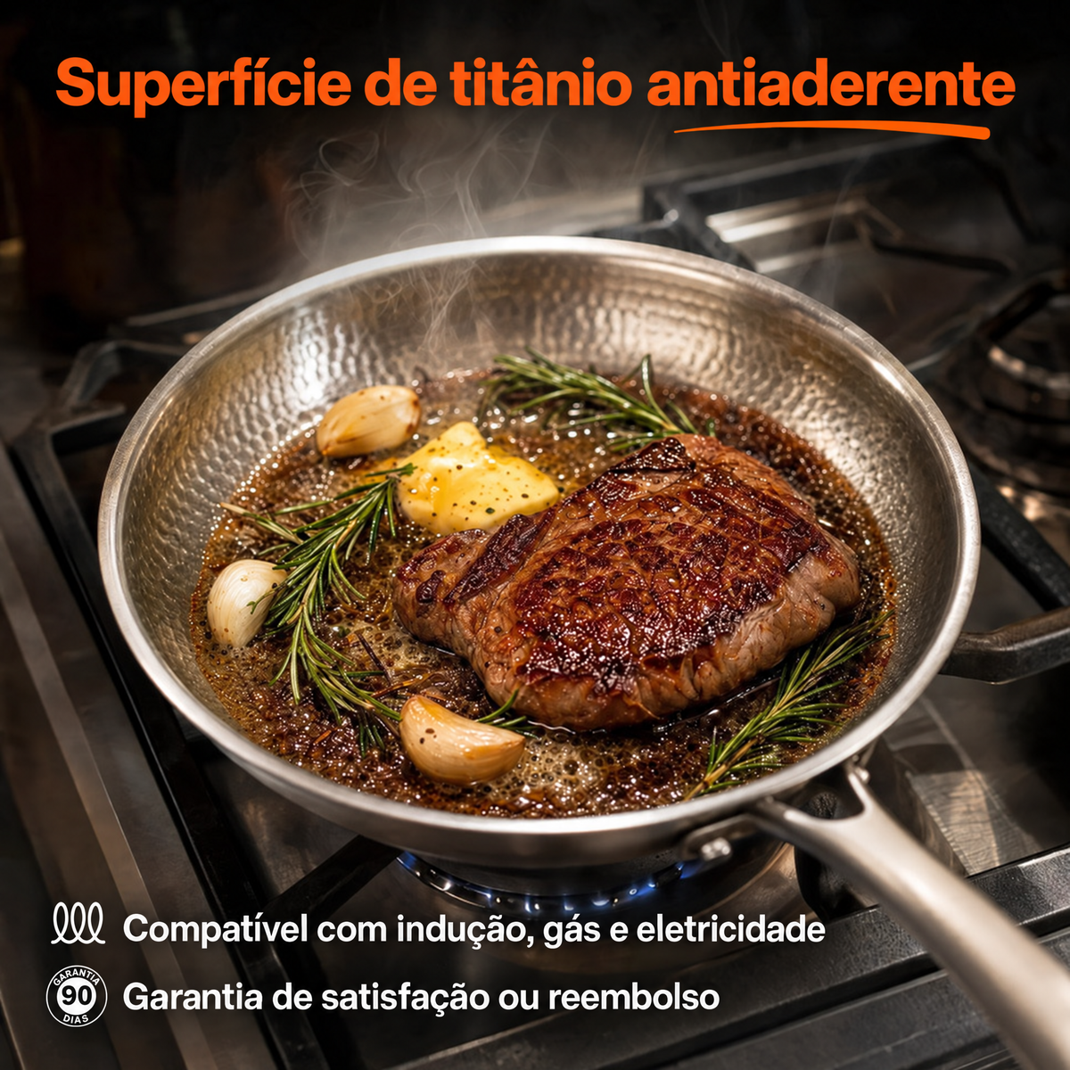 Titaniova® – Frigideira antiaderente de titânio
