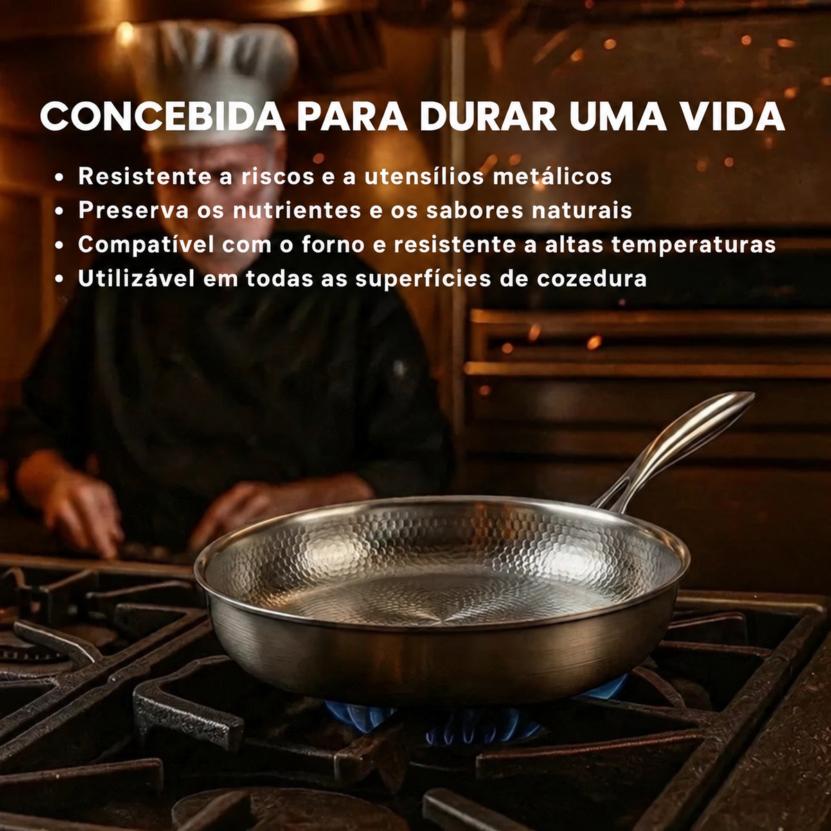 Titaniova® – Frigideira antiaderente de titânio