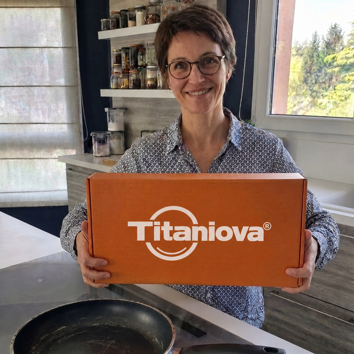 Titaniova® – Frigideira antiaderente de titânio